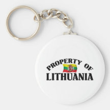 Property Of Lithuania Keychains