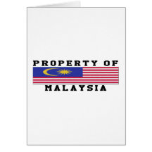 Property Of Malaysia Cards