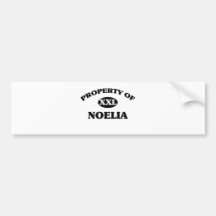 Property of NOELIA Bumper Sticker