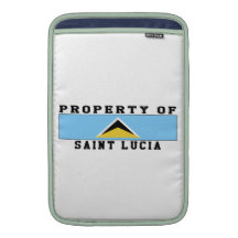 Property Of Saint Lucia Sleeve For MacBook Air