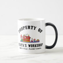Property of Santa's Workshop Gift Coffee Mugs