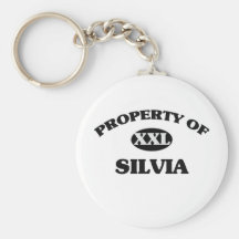 Property of SILVIA Key Chain