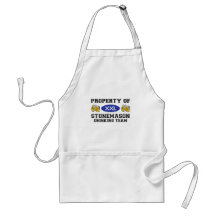 Property of Stonemason Drinking Team Aprons