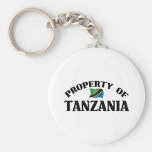 Property Of Tanzania Keychains