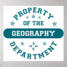 Property of the Geography Department Posters