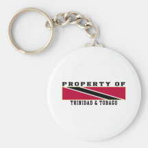 Property Of Trinidad & Tobago Key Chain