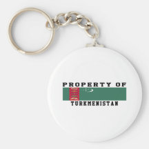 Property Of Turkmenistan Keychains