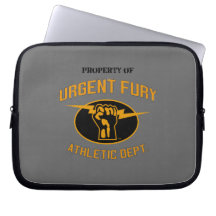 Property of Urgent Fury Electronics Sleve Computer Sleeve