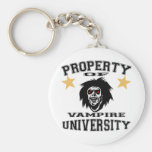 Property Of Vampire University Keychains