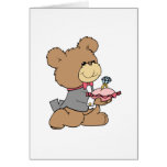 proposal or ring bearer teddy bear design cards