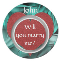 PROPOSAL PARTY PLATE