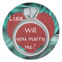 PROPOSAL PARTY PLATE