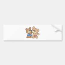 proposal wedding bears bumper sticker