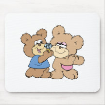 proposal wedding bears mouse pad