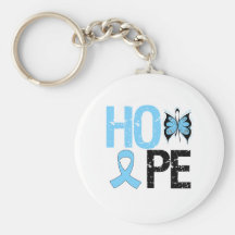 Prostate Cancer Awareness Hope Keychains
