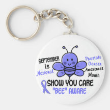 Prostate Cancer Awareness Month Bee 1.1 Key Chains