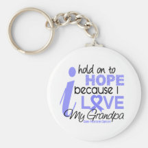 Prostate Cancer Hope for My Grandpa Key Chains