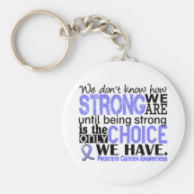 Prostate Cancer How Strong We Are Key Chain