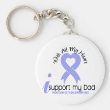 PROSTATE CANCER I Support My Dad Keychain