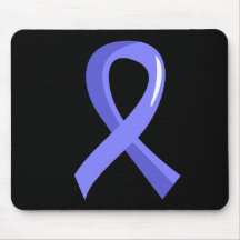 Prostate Cancer Light Blue Ribbon 3 Mouse Pads
