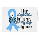 Prostate Cancer Ribbon Hero My Uncle Cards