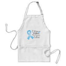 Prostate Cancer Ribbon Someone I Love Aprons
