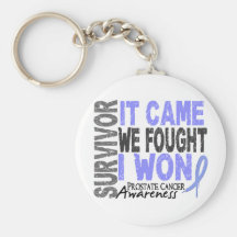 Prostate Cancer Survivor It Came We Fought I Won Key Chain