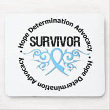 Prostate Cancer Survivor Tribal Ribbon Mousepad