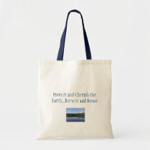 Protect and Cherish the Earth Tote Bag
