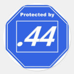 Protected by .44 round stickers