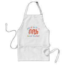 Proud 5th Grade Teacher aprons
