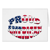 Proud American Greeting Card