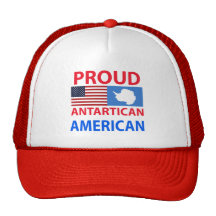 Proud Antartican American Trucker Hat