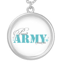 Proud Army Mum Personalised Necklace