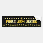 Proud ARNG Sister Star Bumper Stickers