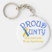 Proud Aunty Down Syndrome Keychains