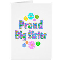 Proud Big Sister Greeting Card