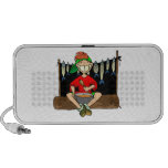 Proud Boy Fishing Doodle Travel Speakers