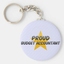 Proud Budget Accountant Keychain