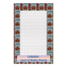Proud Canadian Custom Stationery
