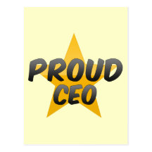 Proud Ceo Postcard