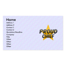 Proud Chief Business Card