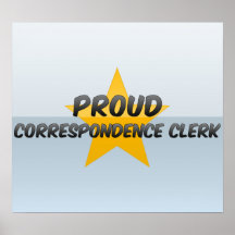 Proud Correspondence Clerk Print