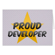 Proud Developer Greeting Card