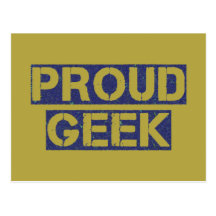 Proud Geek Postcard