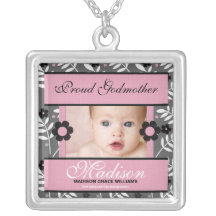 Proud Godmother Personalised Photo Necklace