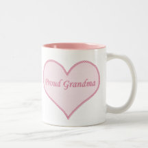 Proud Grandma Mug, Pink