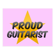 Proud Guitarist Postcard