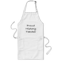 Proud History Teacher Apron