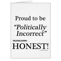 Proud & Honest Card